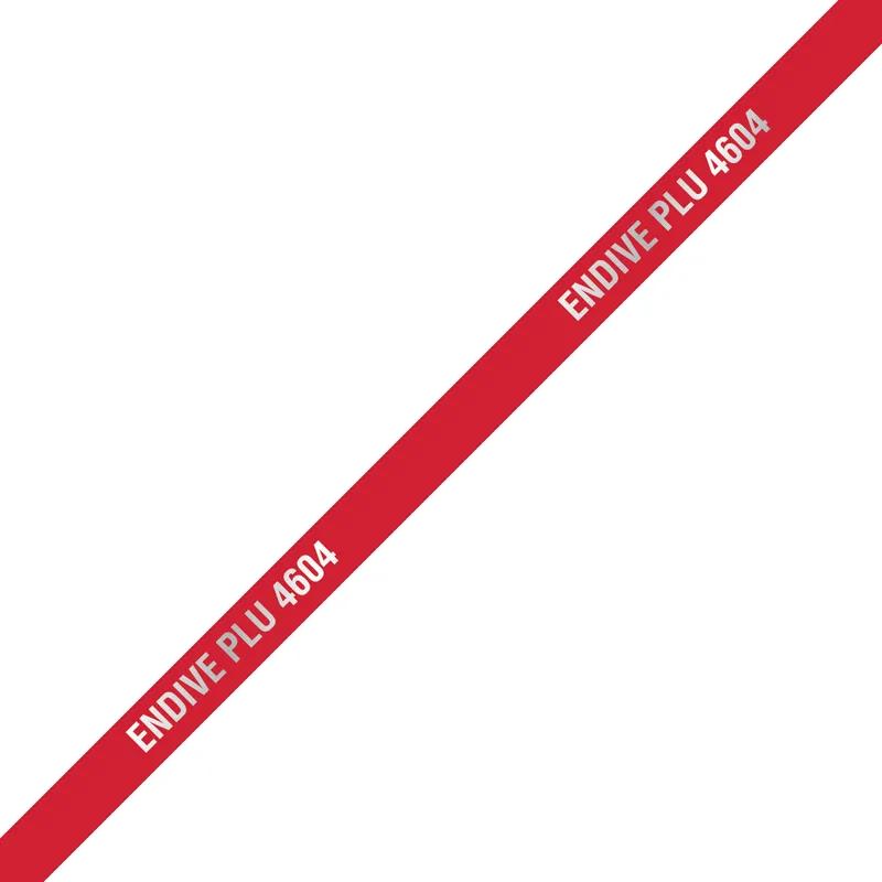 Red Endive Twist Tie 18X0.375 IN Paper Metal 250/Pack