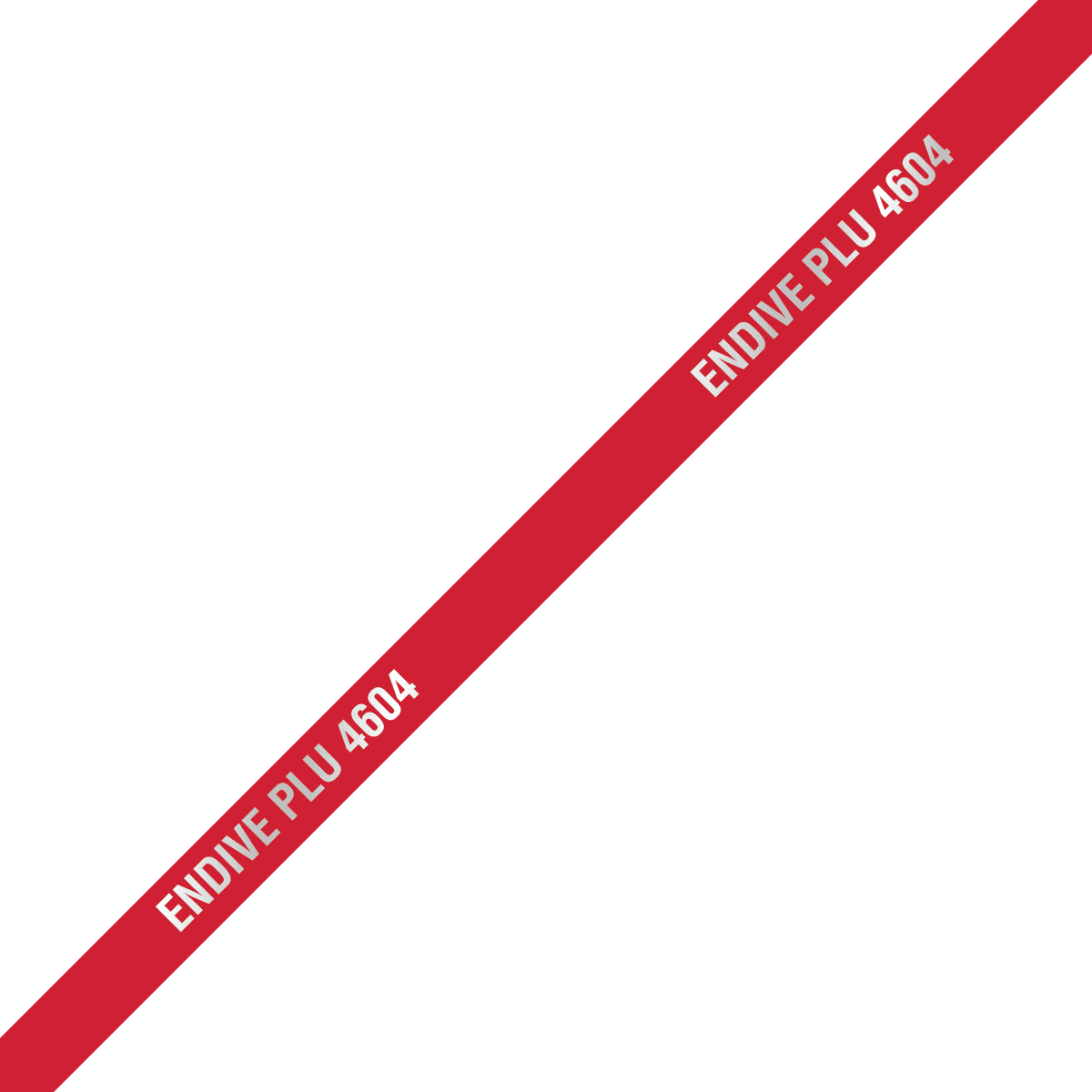 Red Endive Twist Tie 18X0.375 IN Paper Metal 250/Pack
