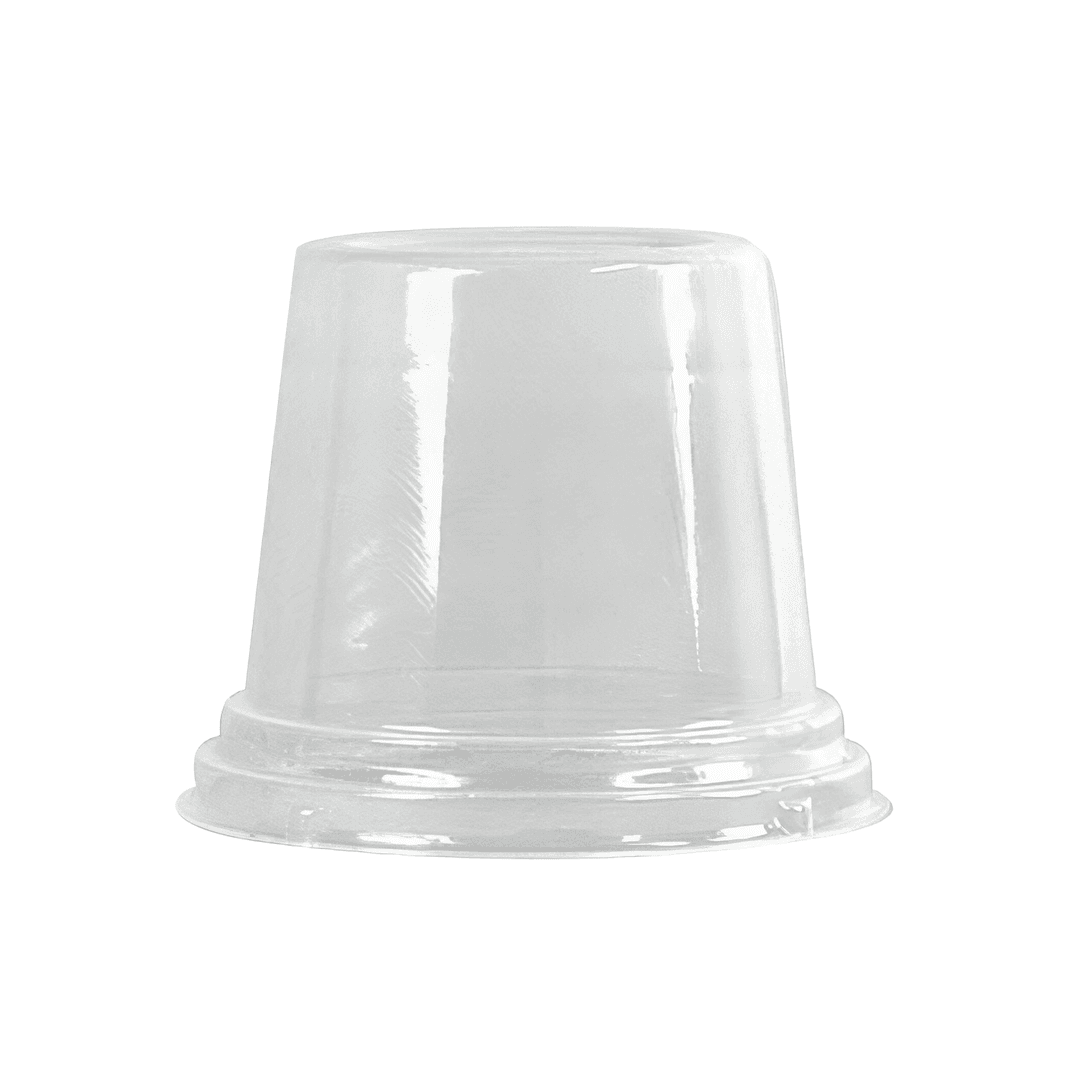 WNA Classic Parfait Lid Dome PET Clear Round For 12 OZ Parfait Container 500/Case
