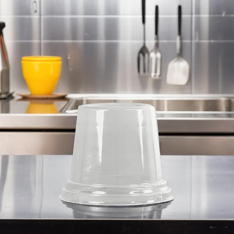 WNA Classic Parfait Lid Dome PET Clear Round For 12 OZ Parfait Container 500/Case