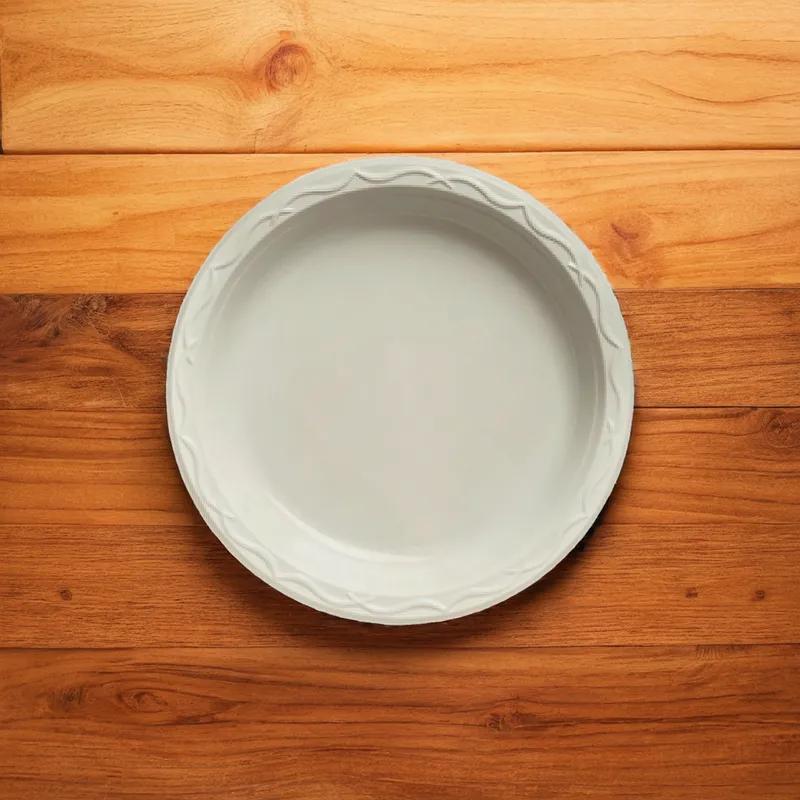 Plate 6 IN PS White Round Heavy Duty 1000/Case