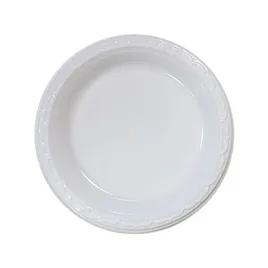 Plate 9 IN PS White Round Heavy Duty 500/Case