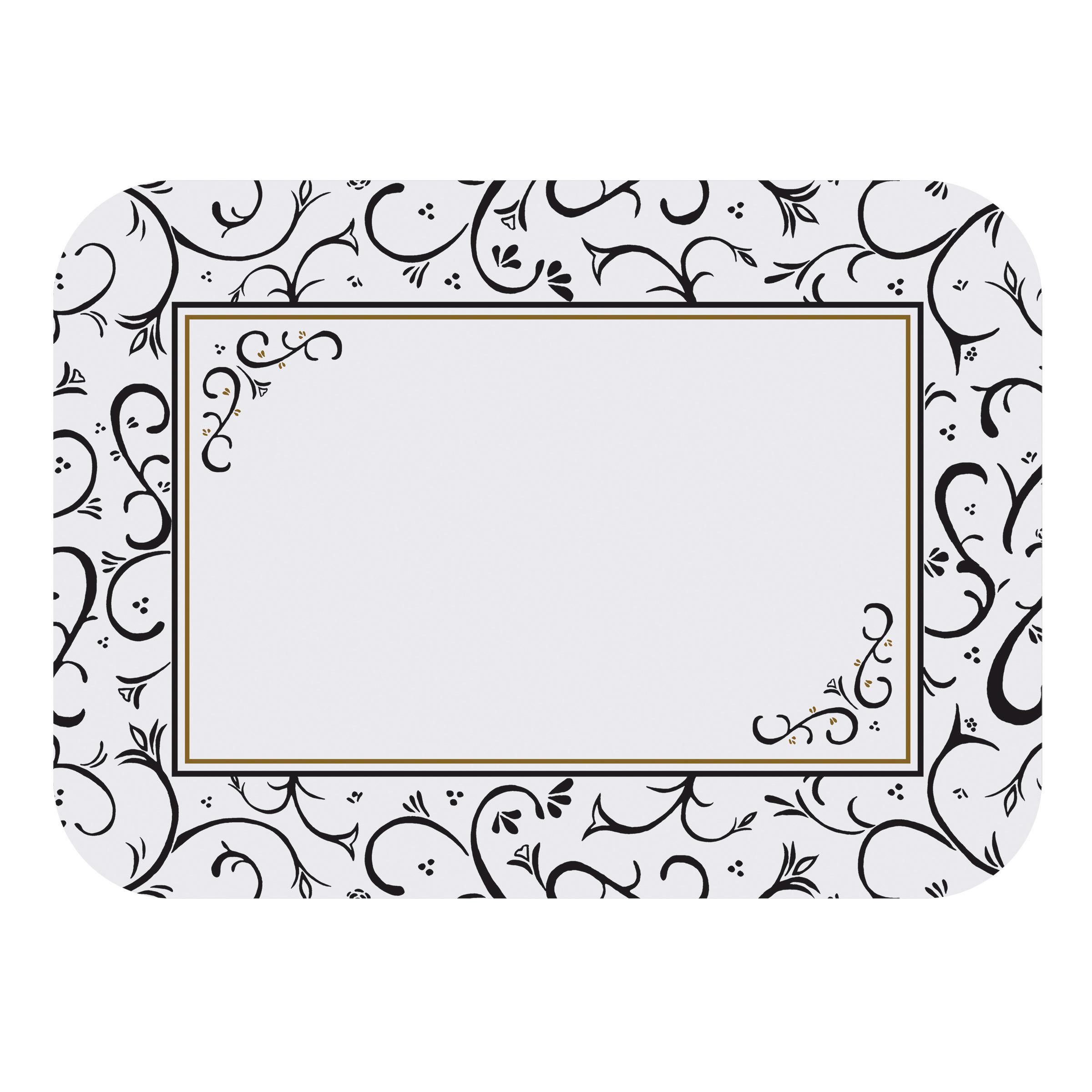 Tray Mat 14X19 IN Traditional Scroll Paper 1000/Case