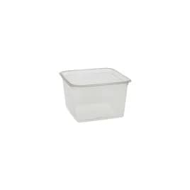 Deli Container Base 48 OZ RPET Clear Square 360/Case