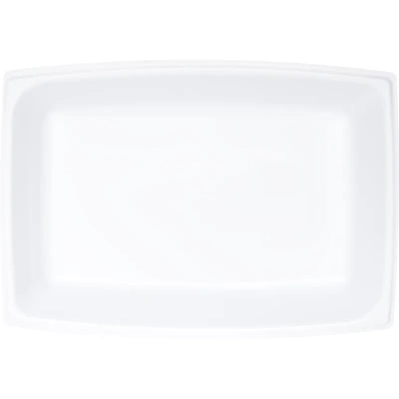 Take-Out Container Base 7.75X5.25X1.25 IN Plastic White Rectangle 1000/Case