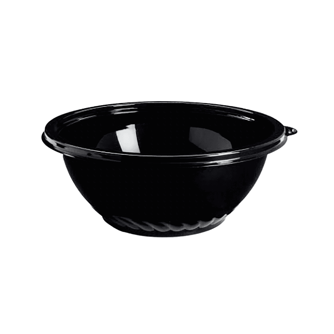 WNA CaterLine® Bowl 48 OZ PET Black 50/Case