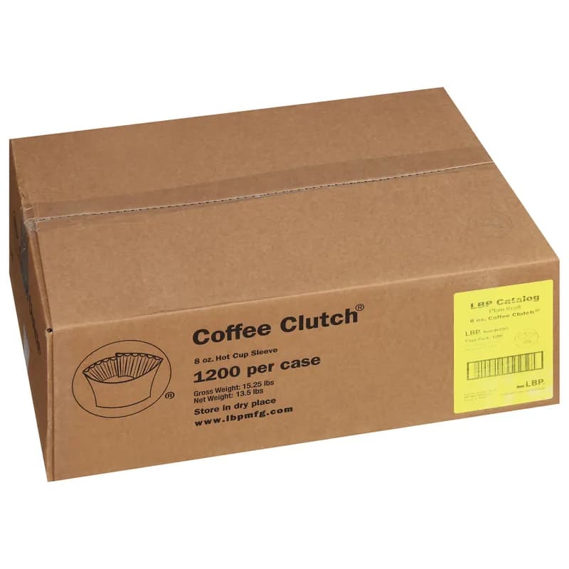 Cup Sleeve Kraft Paper For 8 OZ 1200/Case