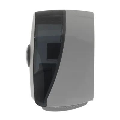Toilet Paper Dispenser 5.73X13.58 IN Smoke Horizontal 2-Roll Side-by-Side Standard Roll 1/Each