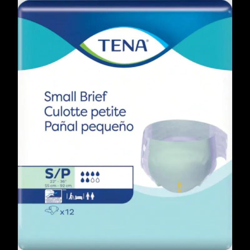 TENA® Underwear Small (SM) Non-Woven Fiber Brief 96 Count/Case