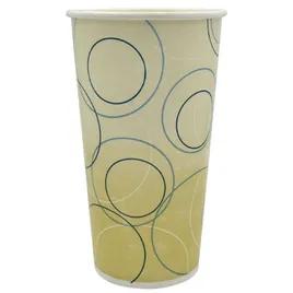 Cold Cup Tall 20 OZ Single Wall Poly-Coated Paper Champagne 1000/Case