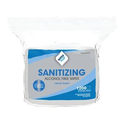 WipesPlus® Hand Sanitizer Wipe 1200 Sheets/Pack 4 Packs/Case 4800 Sheets/Case