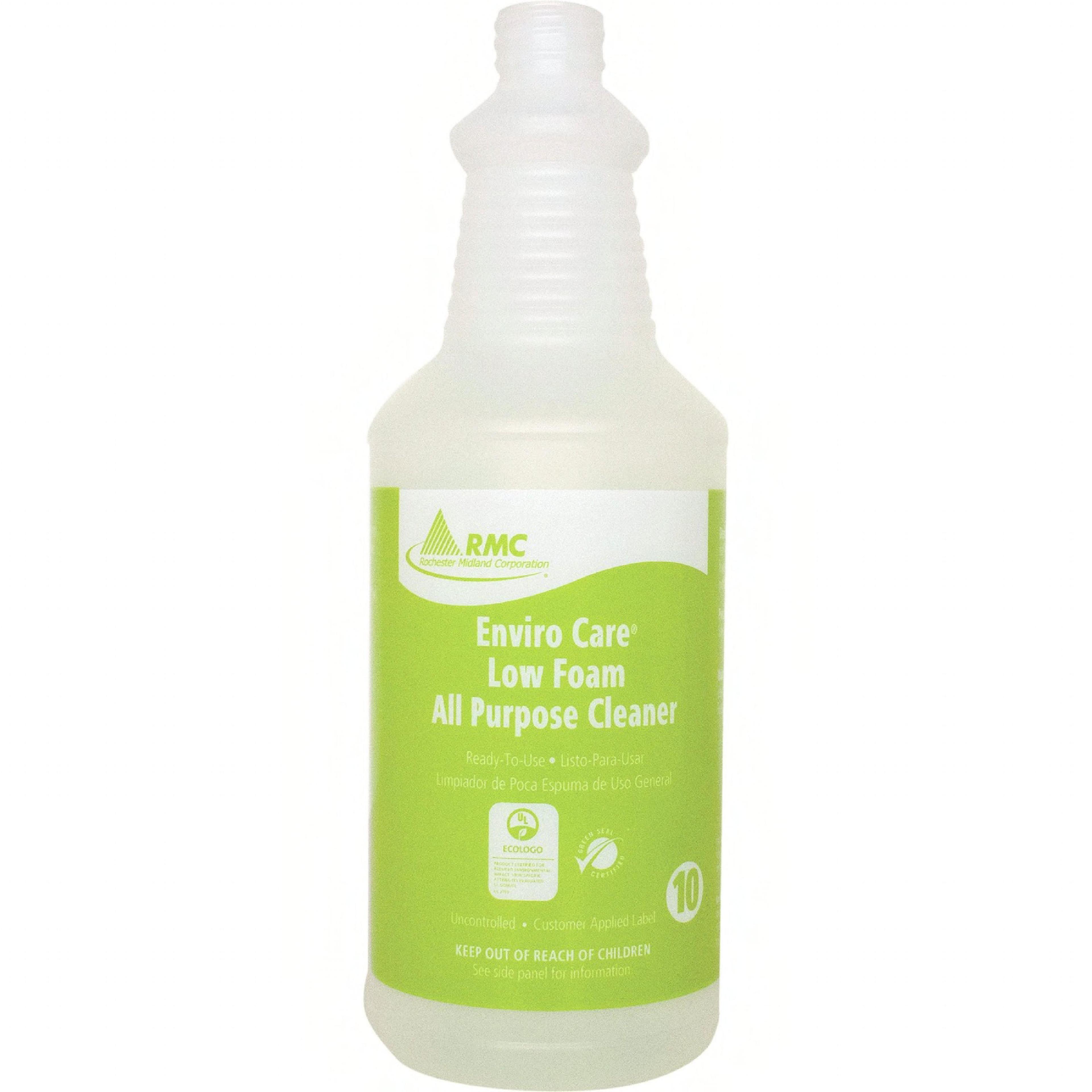 Enviro Care Neutral Low-Foam All-Purpose Cleaner Spray Bottle 32 FLOZ Plastic Clear 1/Each