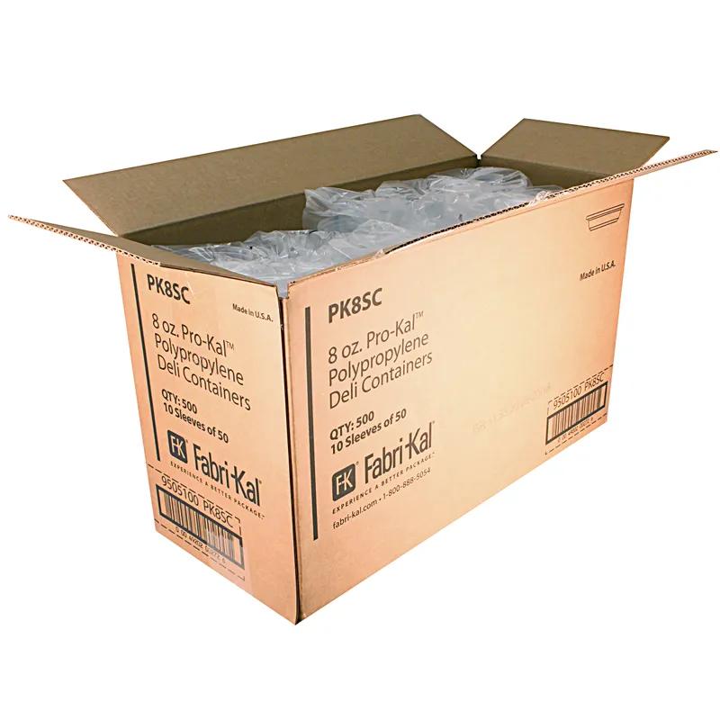 Deli Container Base 8 OZ PP Clear 500/Case