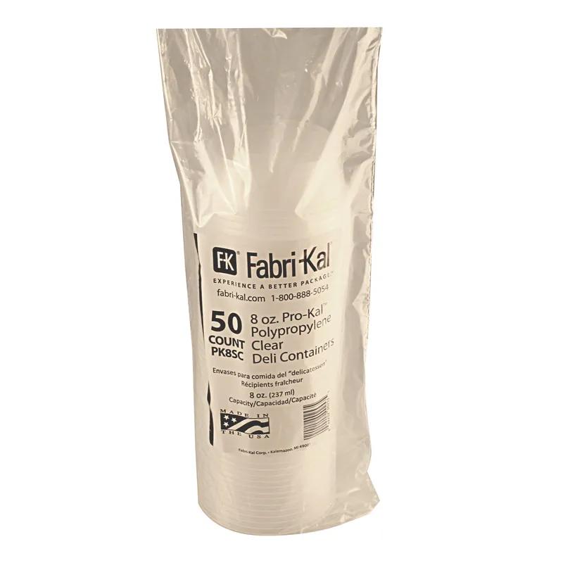 Deli Container Base 8 OZ PP Clear 500/Case