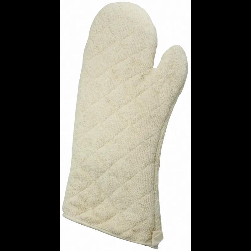 Oven Mitt 17 IN Terry Cloth Silicone 1/Each