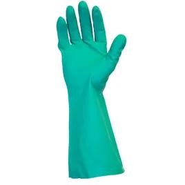 Gloves Large (LG) Green Nitrile Rubber Disposable 1/Dozen