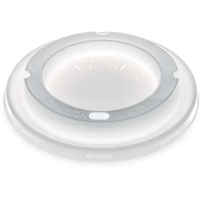 Dinex® Lid Dome PS White For 5-8 OZ Cup Sip Through 1000/Case