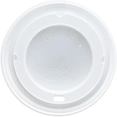 Dinex® Lid Dome PS White For 5-8 OZ Cup Sip Through 1000/Case