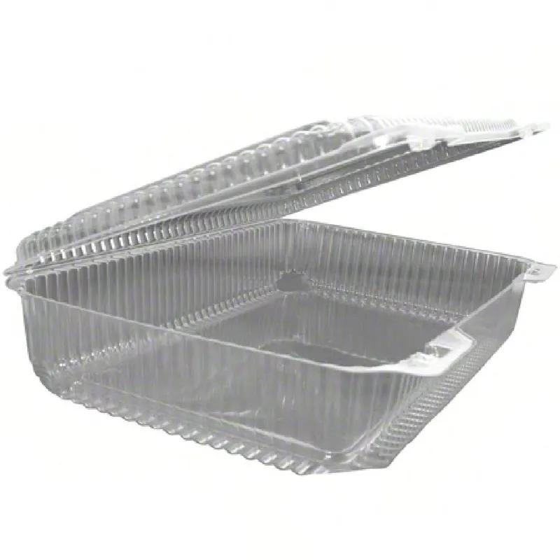 Take-Out Container Base & Lid Combo With Shallow Dome Lid Large (LG) 12.188X8.75X2.875 IN Deep 125/Case