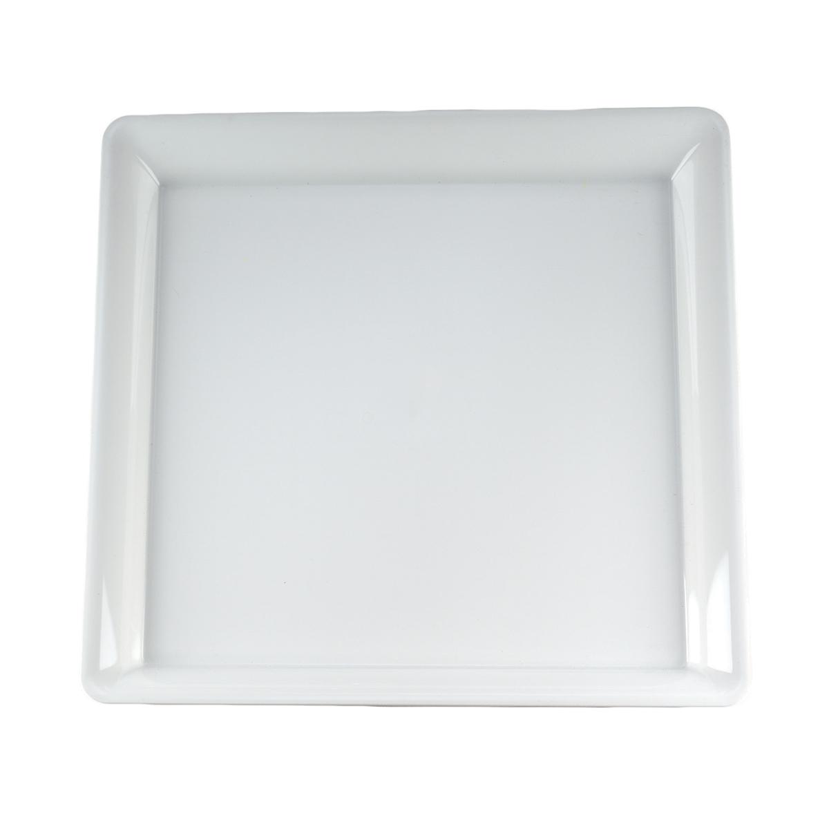 Serving Tray 14X14 IN White Square 25/Case