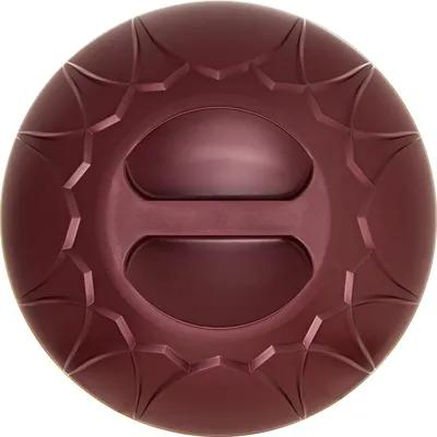 Dinex® Fenwick Plate Cover 10X2.88 IN PP Cranberry Dome 12/Case