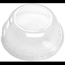 Lid Dome PET Clear For 12-24 OZ Cold Cup With Hole 1000/Case