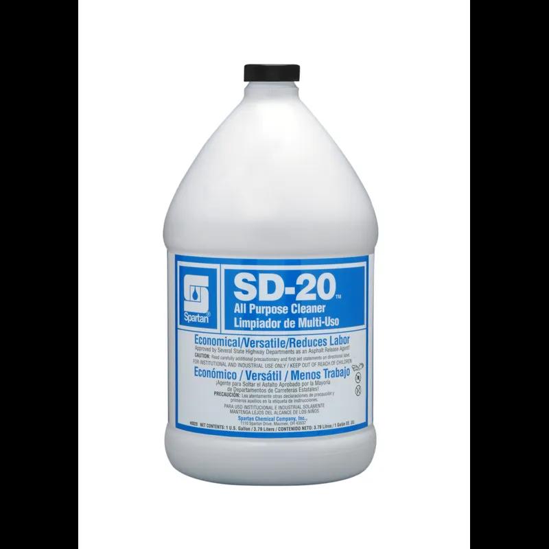 SD-20® Citrus Scent All Purpose Cleaner Degreaser Deodorizer 1 GAL Multi Surface Concentrate 4/Case
