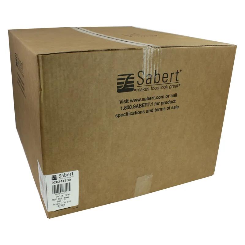 Bowl 24 OZ PET Black 300/Case