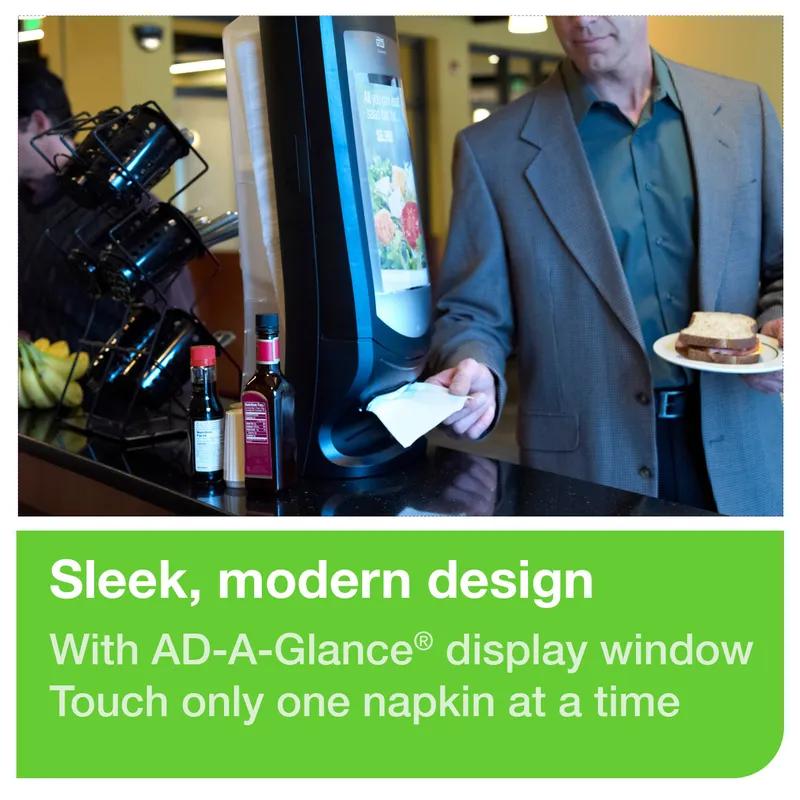 Tork Xpressnap® Napkin Dispenser 9.25X9.25X24.5 IN Black Plastic Stand 1/Each