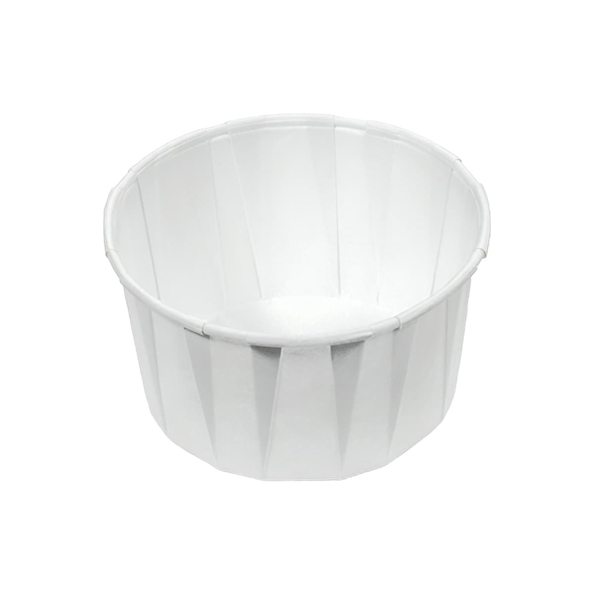 Souffle & Portion Cup 4 OZ Paper White Round 5000/Case