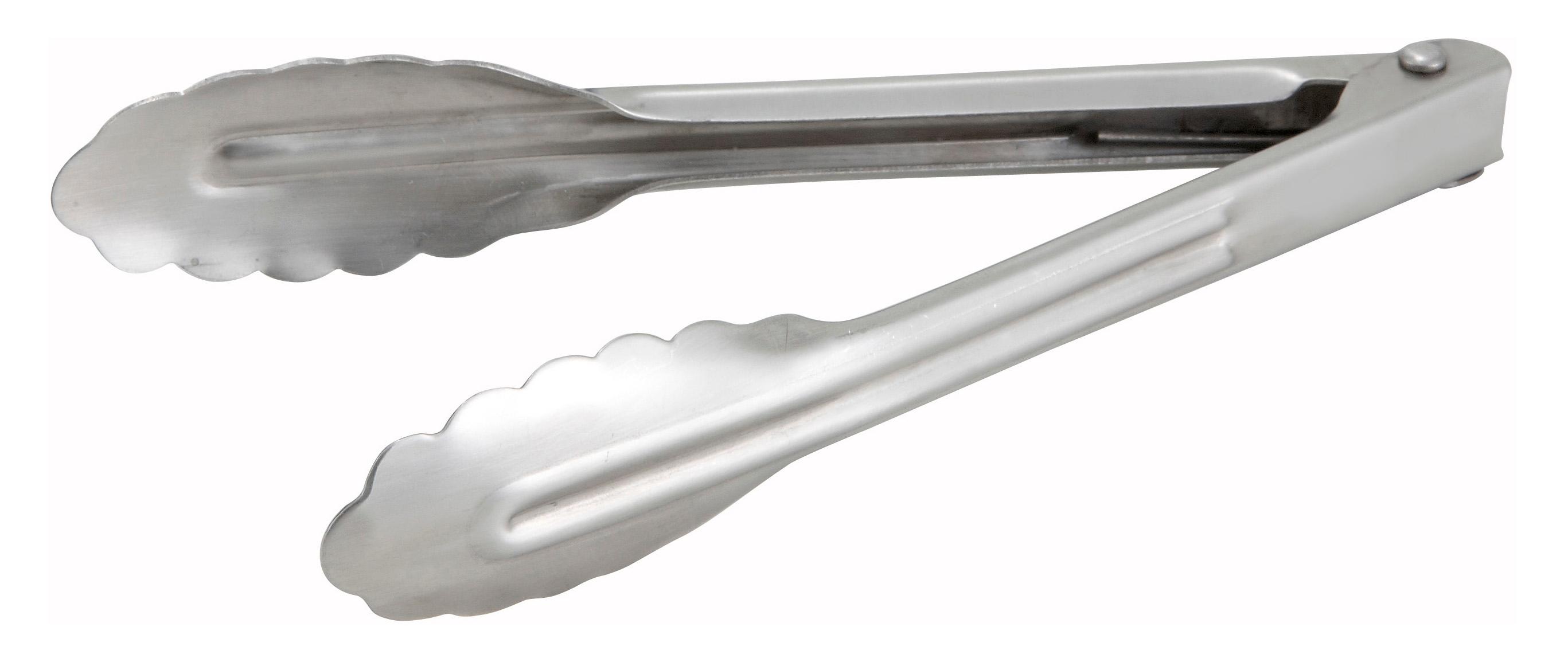Tongs 7 IN Stainless Steel Heavyweight Spring 1/Each