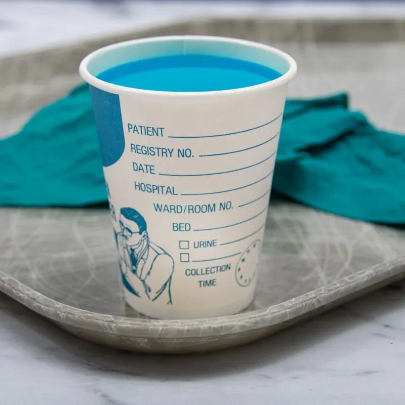 Solo® Cold Cup Medical 8 OZ SSP Multicolor Specimen Stock Print 50 Count/Pack 20 Packs/Case 1000 Count/Case