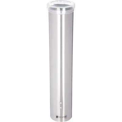 San Jamar Cup Dispenser 3-5 OZ Stainless Steel Silver 1/Each