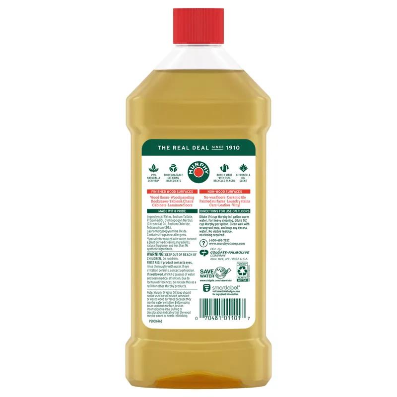 Murphy Oil Soap® Citronella Floor Cleaner 16 FLOZ Concentrate Water-Based 12/Case