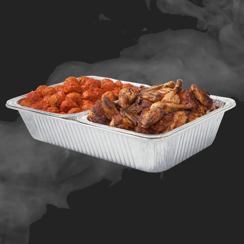 Steam Table Pan 1/2 Size 12.75X10.375X2.5 IN Aluminum Deep 100/Case