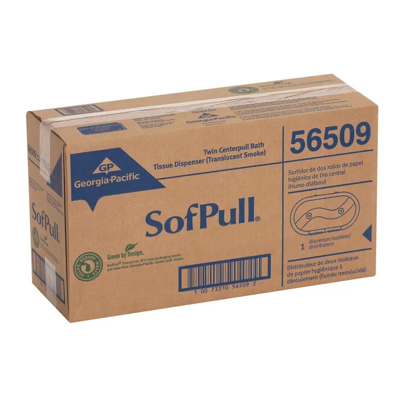 Sofpull® Toilet Paper Dispenser Smoke High Capacity Side-by-Side Centerpull 1/Each