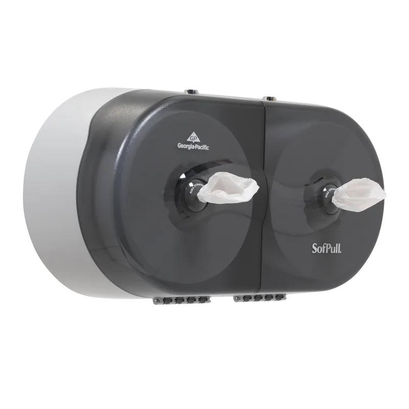 Sofpull® Toilet Paper Dispenser Smoke High Capacity Side-by-Side Centerpull 1/Each