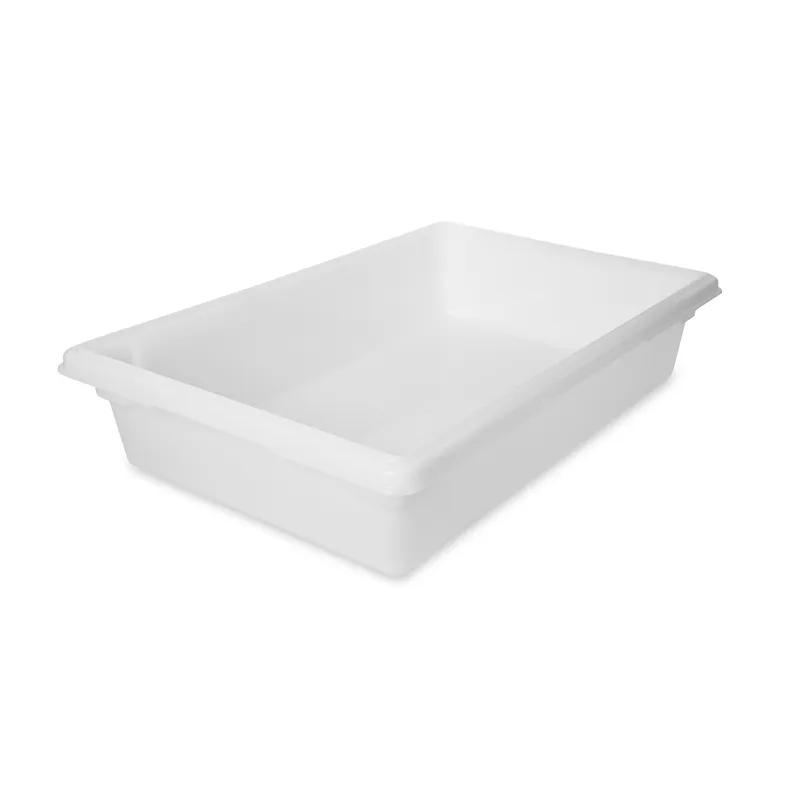 Food Storage Box 26X18X6 IN 8.5 GAL White HDPE Food Safe 1/Each