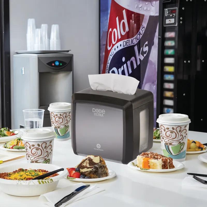 Dixie® Lid Dome Plastic White For 8 OZ Hot Cup Sip Through Identification 1000/Case