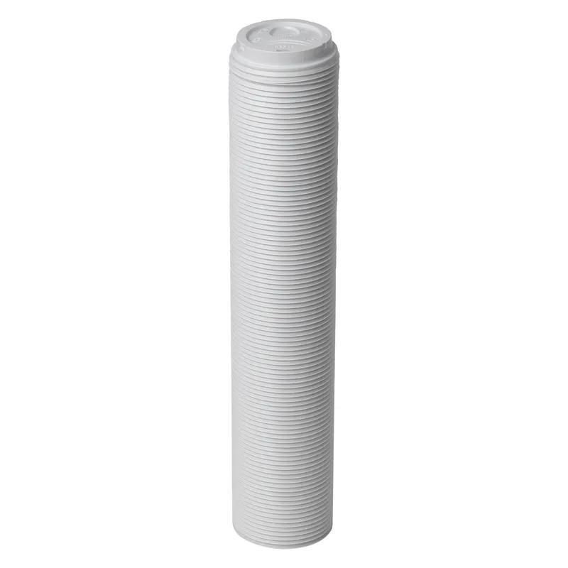 Dixie® Lid Dome Plastic White For 16-20 OZ Hot Cup Sip Through Identification 1000/Case