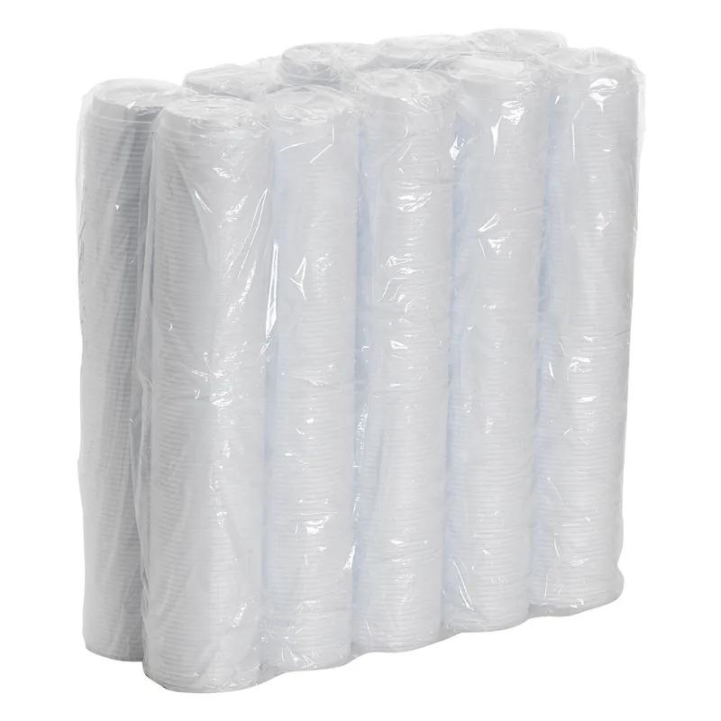 Dixie® Lid Dome Plastic White For 16-20 OZ Hot Cup Sip Through Identification 1000/Case