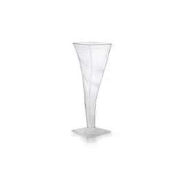 Wavetrends Cup Champagne Flute 5 OZ PS Clear 72/Case
