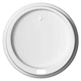 Lid Dome PS White For 10-24 OZ Hot Cup Sip Through 1200/Case