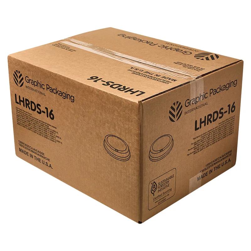 Lid Dome PS White For 10-24 OZ Hot Cup Sip Through 1200/Case