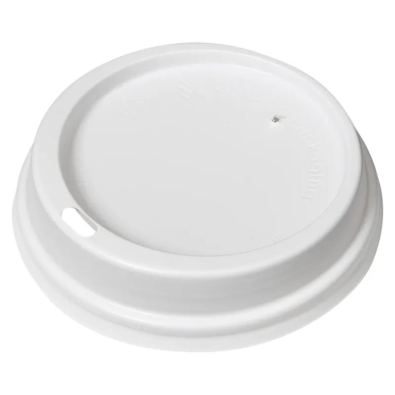 Lid Dome PS White For 10-24 OZ Hot Cup Sip Through 1200/Case