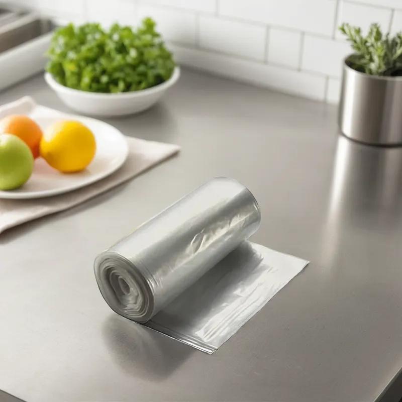 Liner 43X49 IN Clear HDPE 16MIC Roll 200/Case