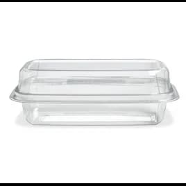 Crystal Seal® Hoagie & Sub Take-Out Container Hinged With Dome Lid 9X5X3.03 IN PET Clear Rectangle 100/Case