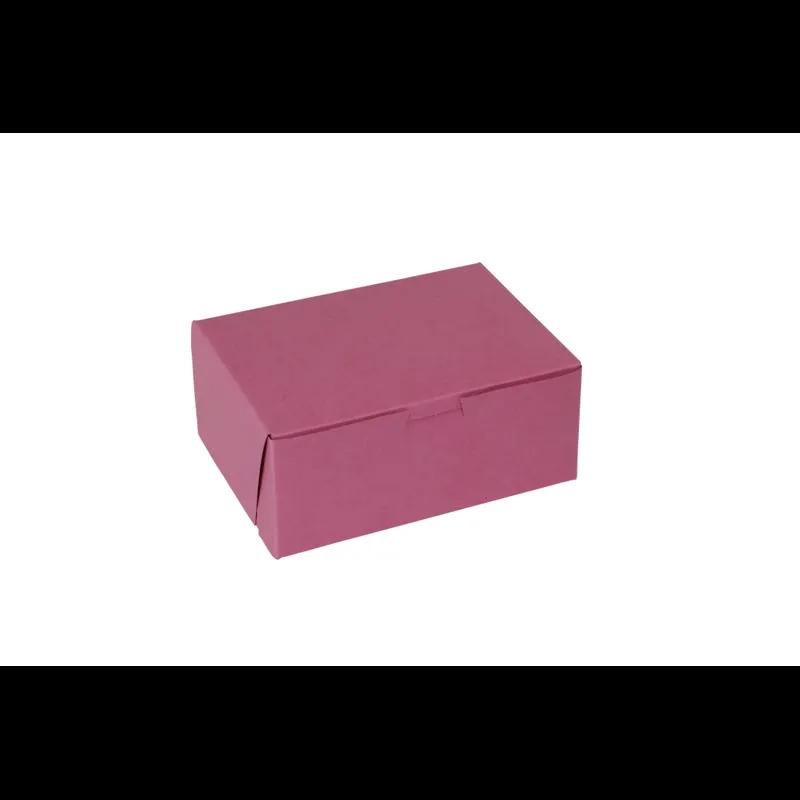 Bakery Box 7X5X3 IN Paperboard Strawberry Corner Lock 1-Piece 250/Bundle