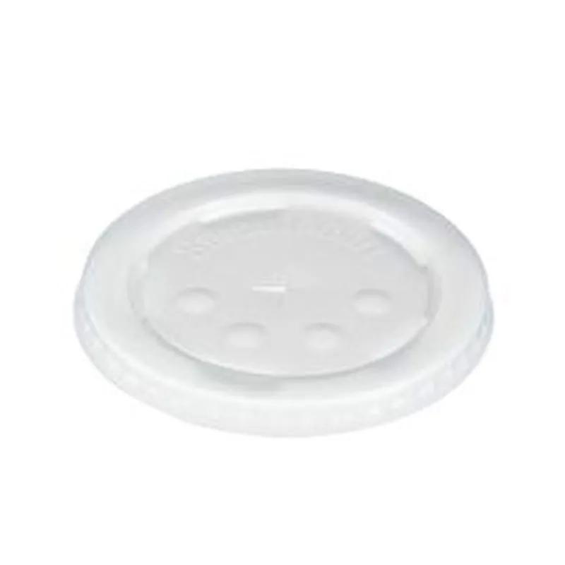 Solo® Lid HIPS For 24 OZ Cold Cup With Hole 2000/Case