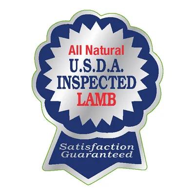 USDA Lamb Label Foil-Lined Paper 500/Roll